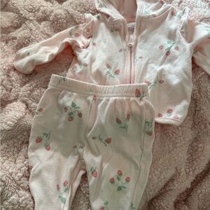 Carter's Pink Floral Kids Matching Set